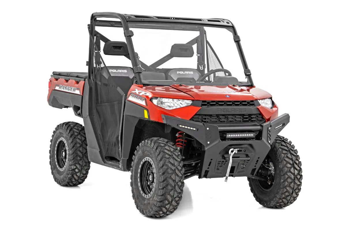 Rough Country Scratch Resistant Full Windshield for 13-25 Polaris Ranger 98132010 - Image 2