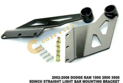 Code 4 LED 2002-2008 Dodge Pickup 50" Straight Light Bar Bracket