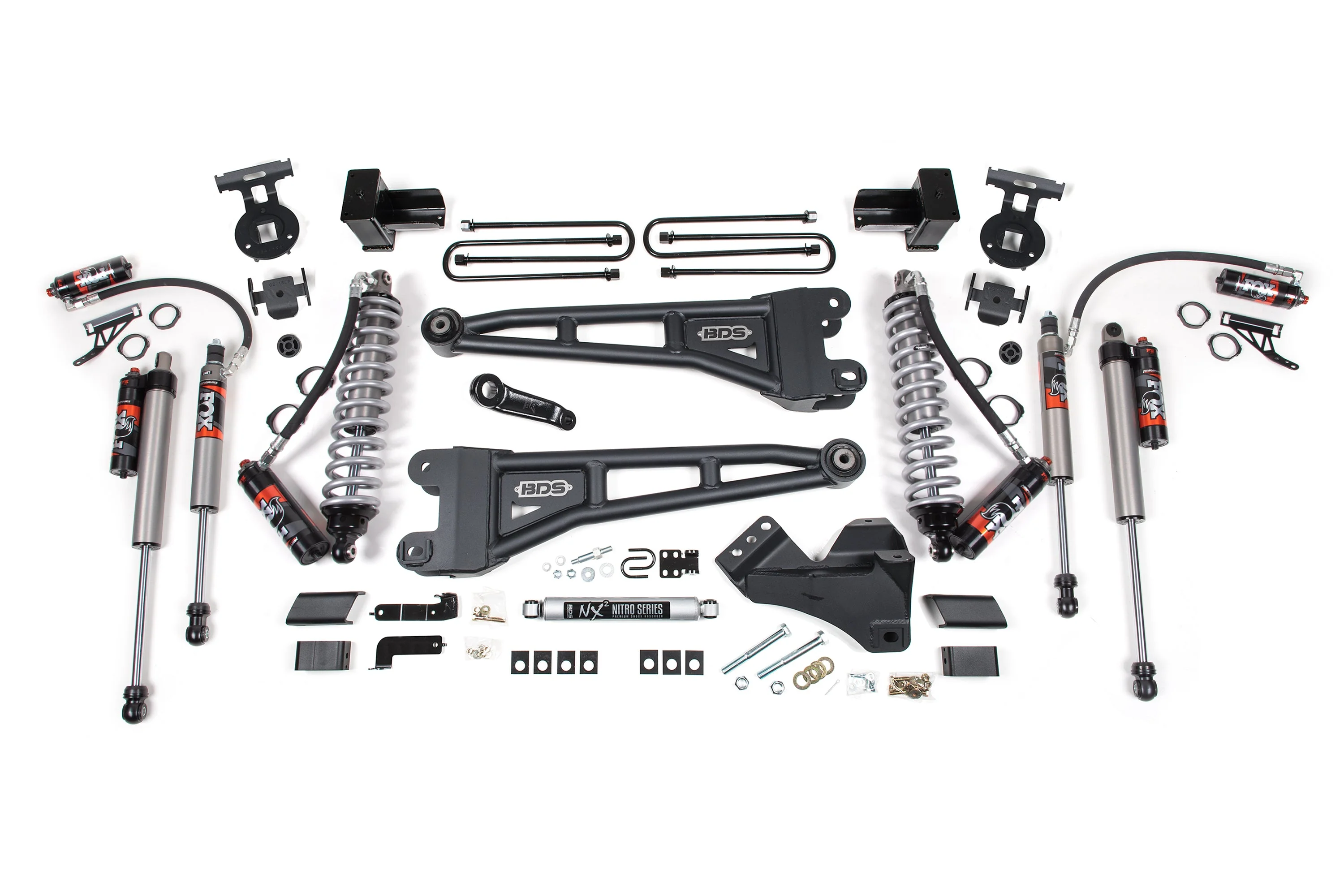 4 Inch Lift Kit w/ Radius Arm | FOX 2.5 Performance Elite Coil-Over Conversion | Ford F250/F350 Super Duty (17-19) 4WD | Diesel - Image 3