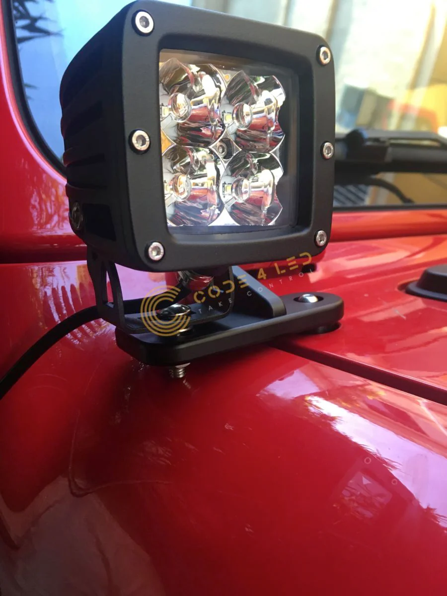Code 4 LED Supply Jeep JL A Pod Bracket (C4-JLAPOD-BRK)