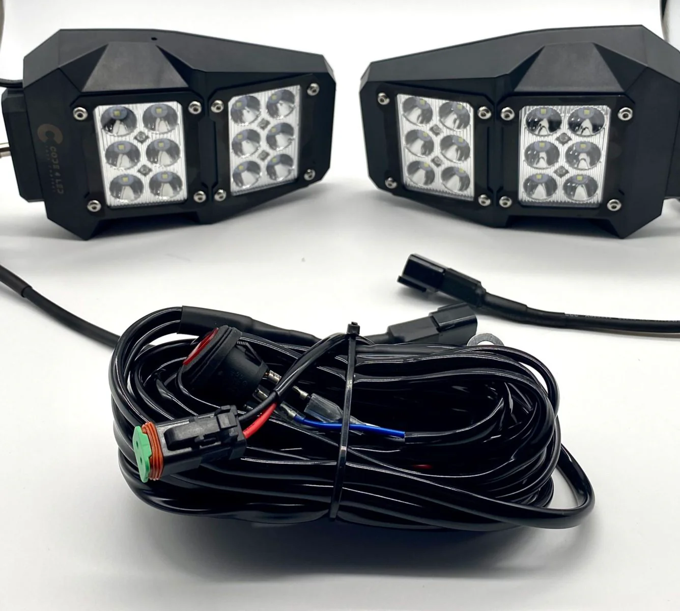 Code 4 LED Supply Universal Side Mirrors (C4-511U-DLM)