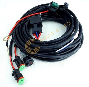 Code 4 LED Wiring Harnesses - Dual / Pod