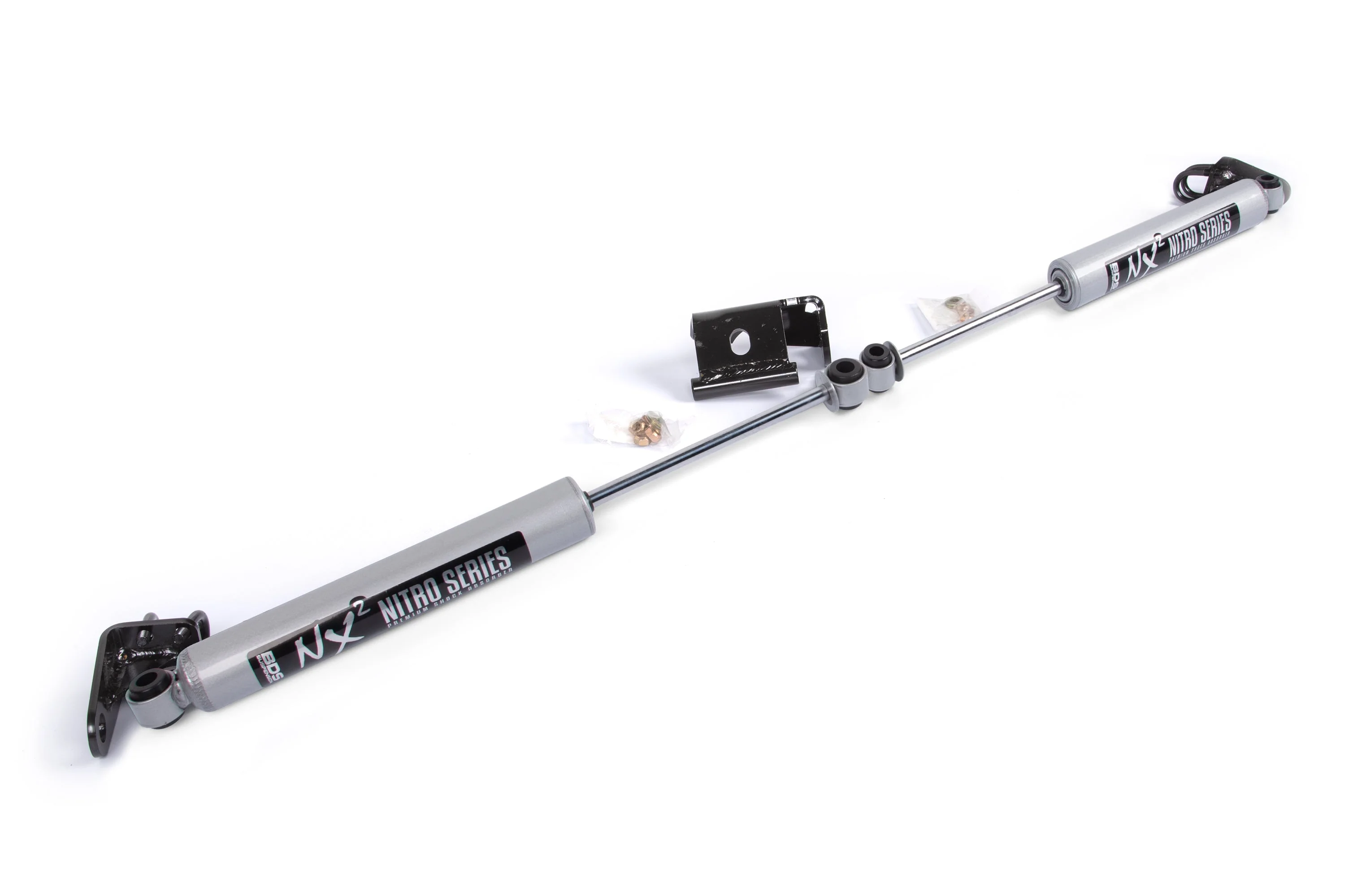 Dual Steering Stabilizer Kit w/ NX2 Shocks | Ford F150 (04-08) 4WD | With BDS Replacement Struts - Image 2