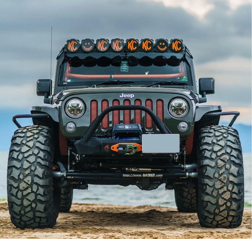 Inferno Front Winch Bumper with Flat Top Stinger | Jeep Wrangler JK - Image 11