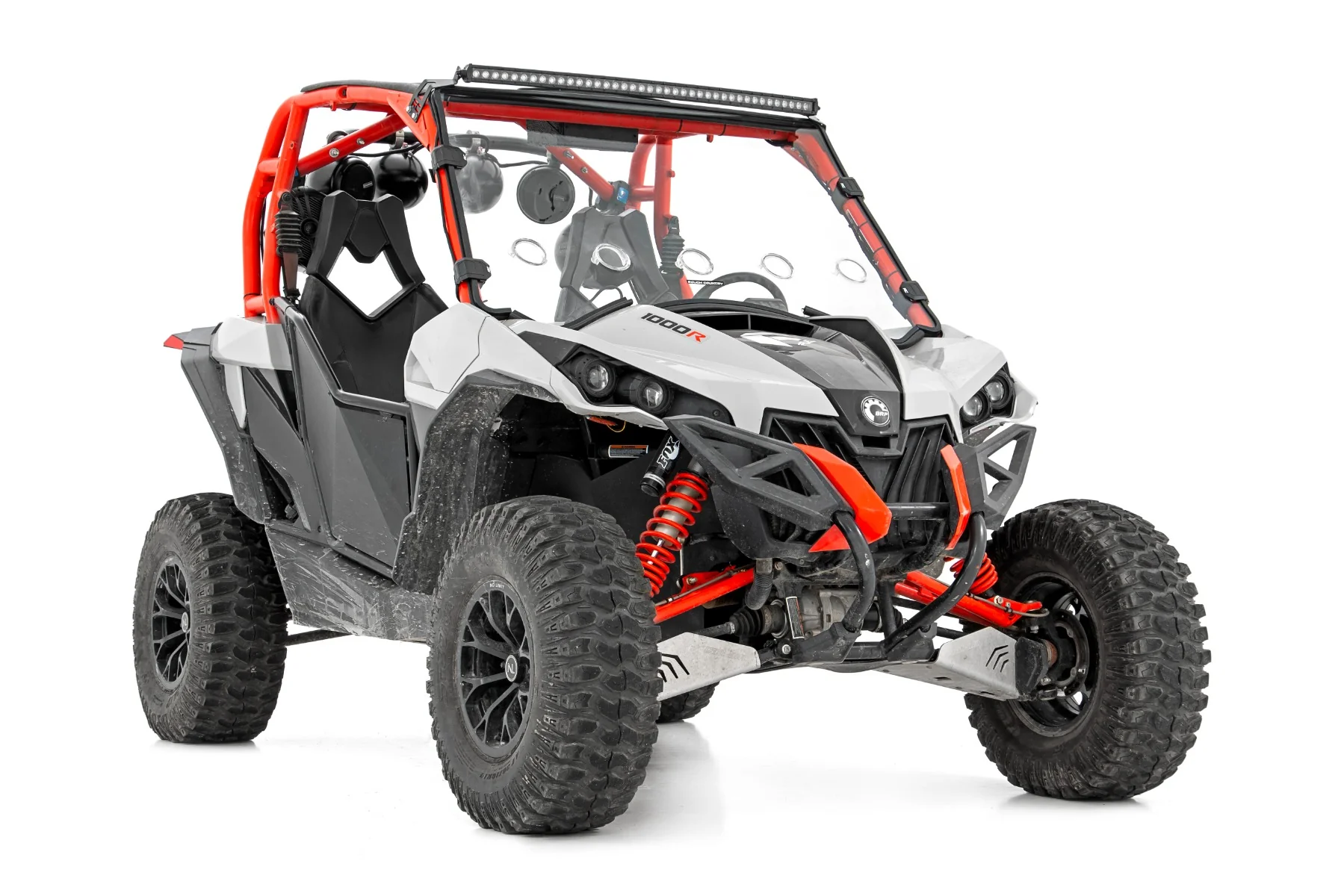 LED Front Mount 40" Black Single Row for Can-Am Commander/Maverick 14-20 97040 - Image 4