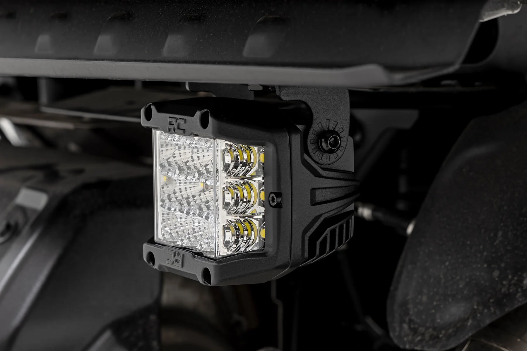 LED Light Under Bed Mount 2" Chrome Pair Wide Angle for Polaris Xpedition ADV-5 93190 - Image 2
