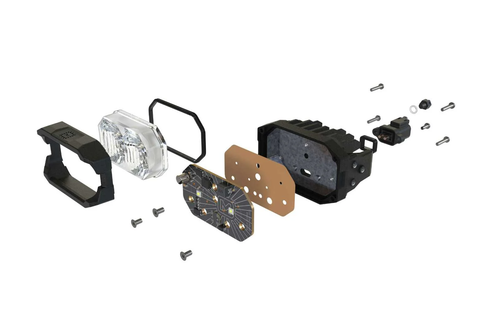 Morimoto 2Banger Ditch Light Kit: 2019+ Silverado 1500 (NCS Yellow Spot Beam) - Image 3