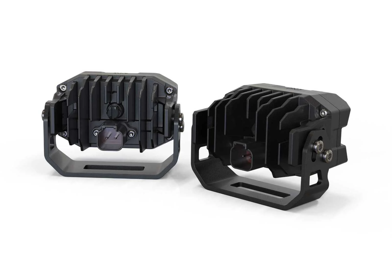 Morimoto 2Banger HXB LED Pod (SAE Wide / Yellow / Set) - Image 3