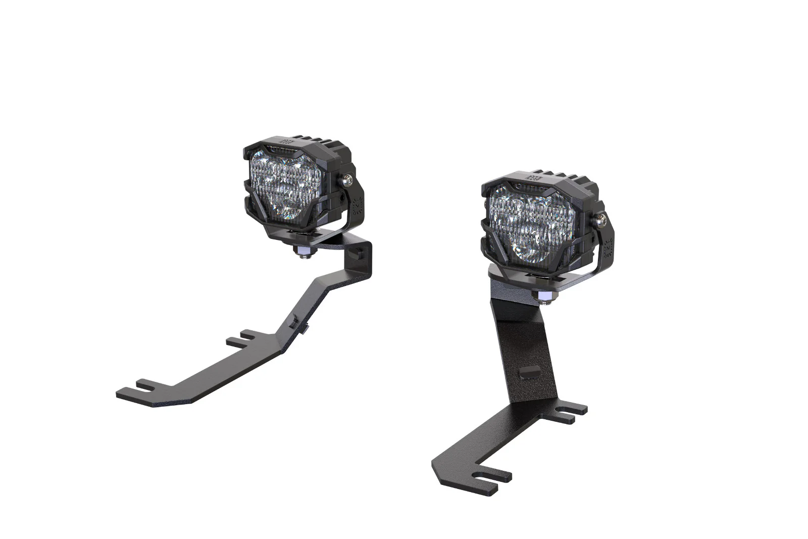 Morimoto 4Banger Ditch Light Kit: 2019+ Sierra 1500 (HXB White SAE Wide Beam)