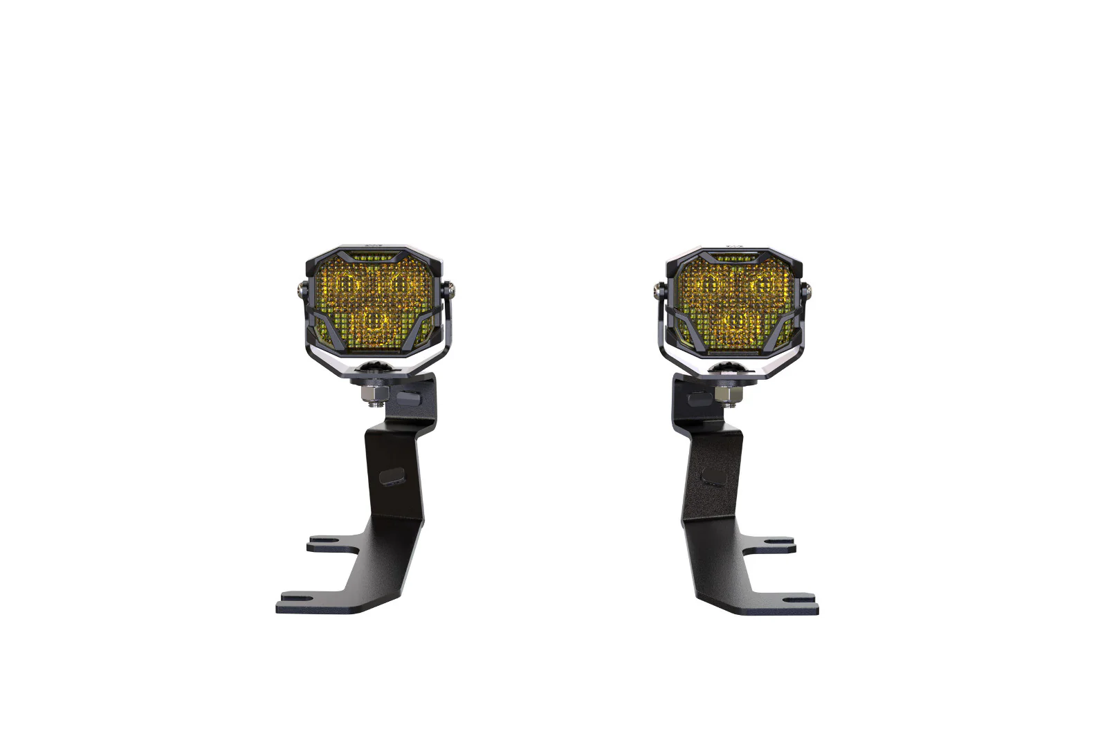 Morimoto 4Banger Ditch Light Kit: 2020+ Sierra HD (NCS Yellow Spot Beam) - Image 2