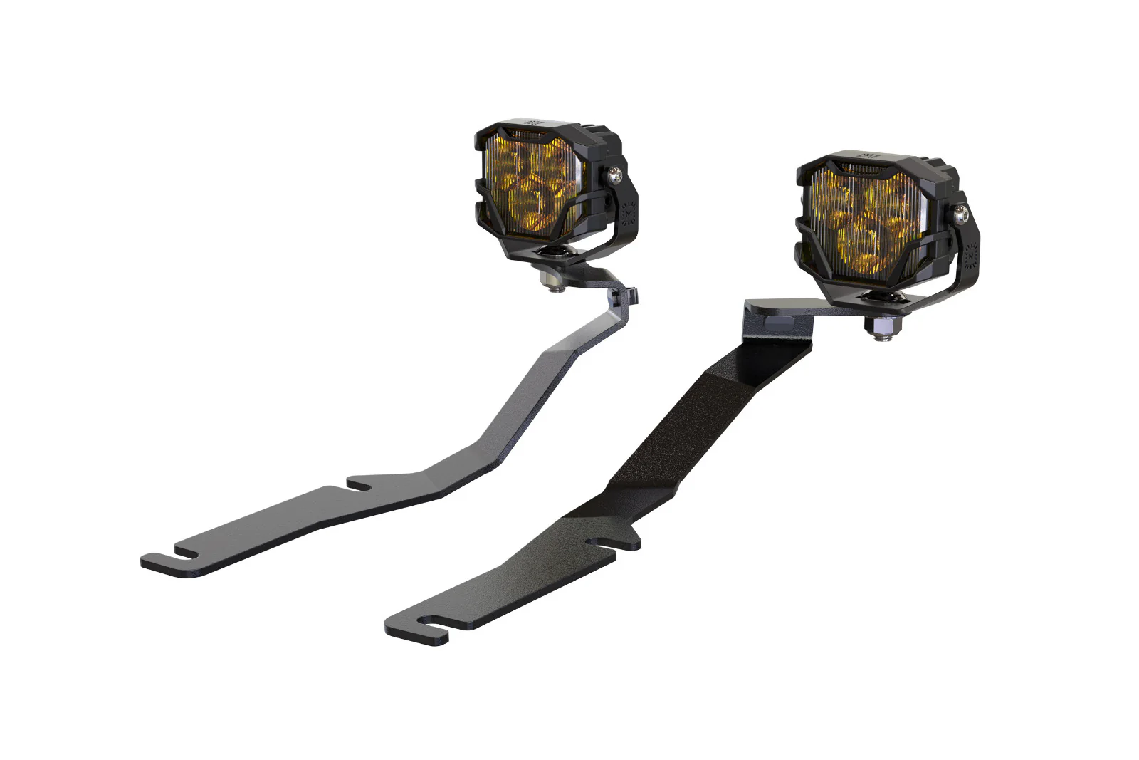 Morimoto 4Banger Drift Light Kit: 08-23 Dodge Challenger NCS Yellow SAE Wide Beam