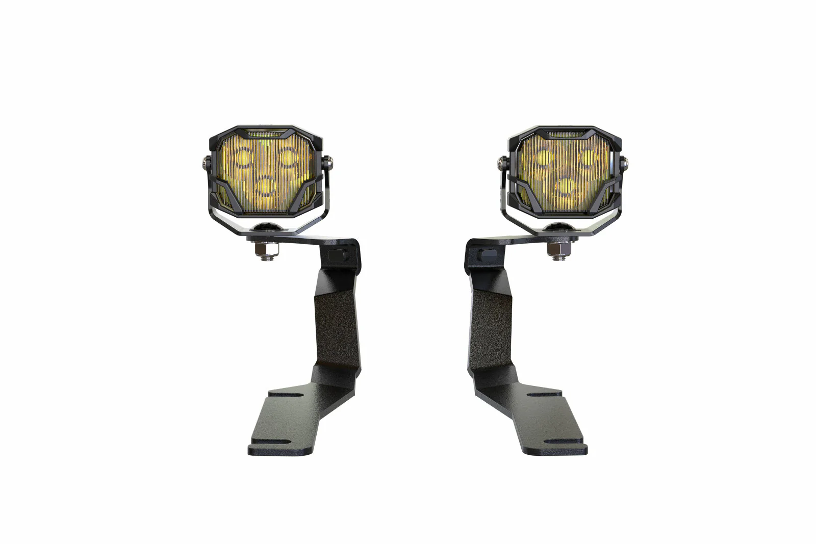 Morimoto 4Banger Drift Light Kit: 08-23 Dodge Challenger NCS Yellow SAE Wide Beam - Image 2