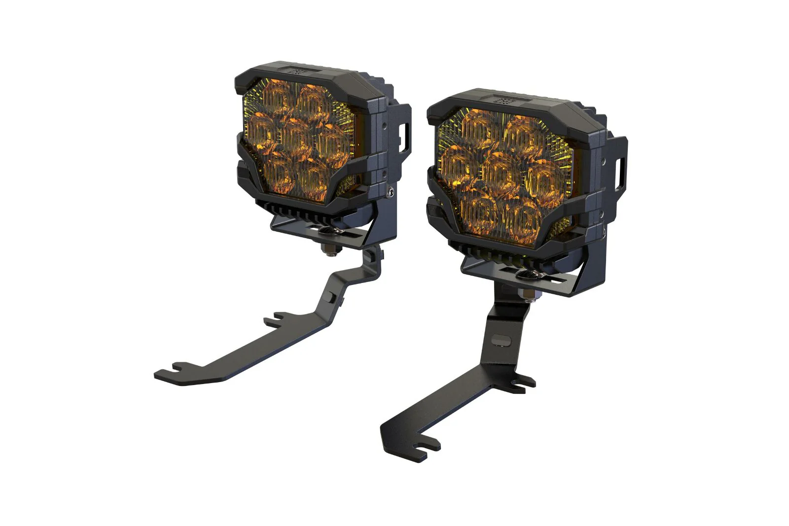 Morimoto BigBanger Ditch Light Kit: 2019+ Silverado 1500 (HXB White Spot Beam)