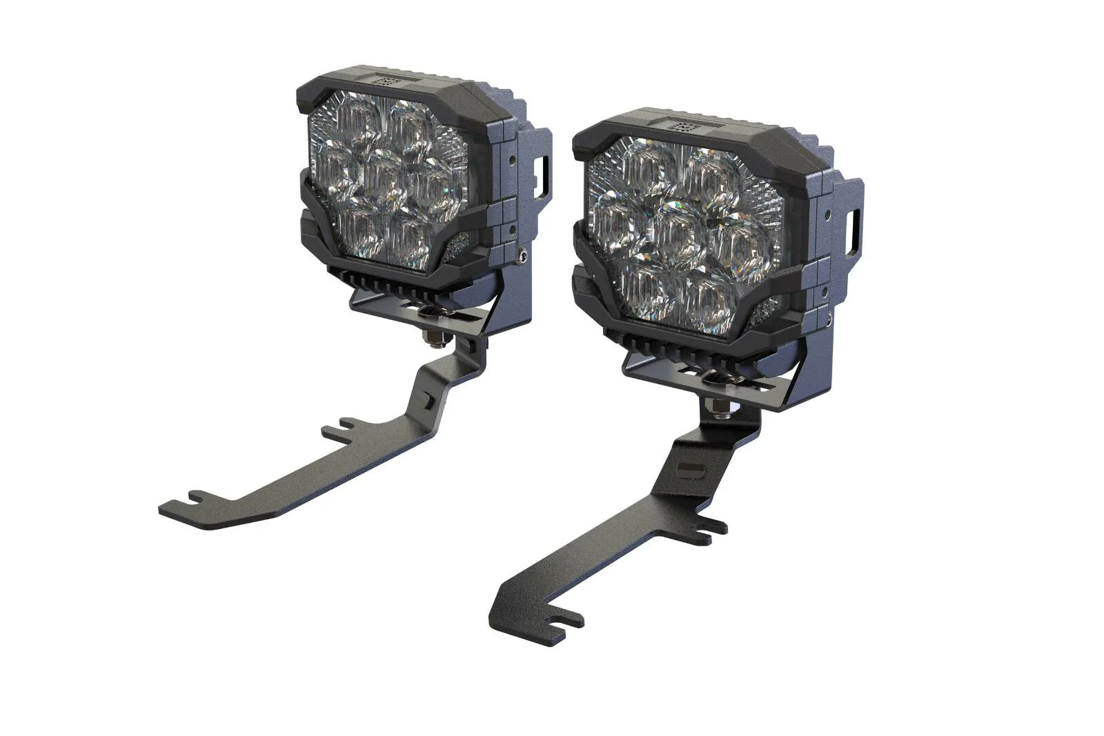 Morimoto BigBanger Ditch Light Kit: 2020+ Silverado HD (HXB Yellow Combo Beam)