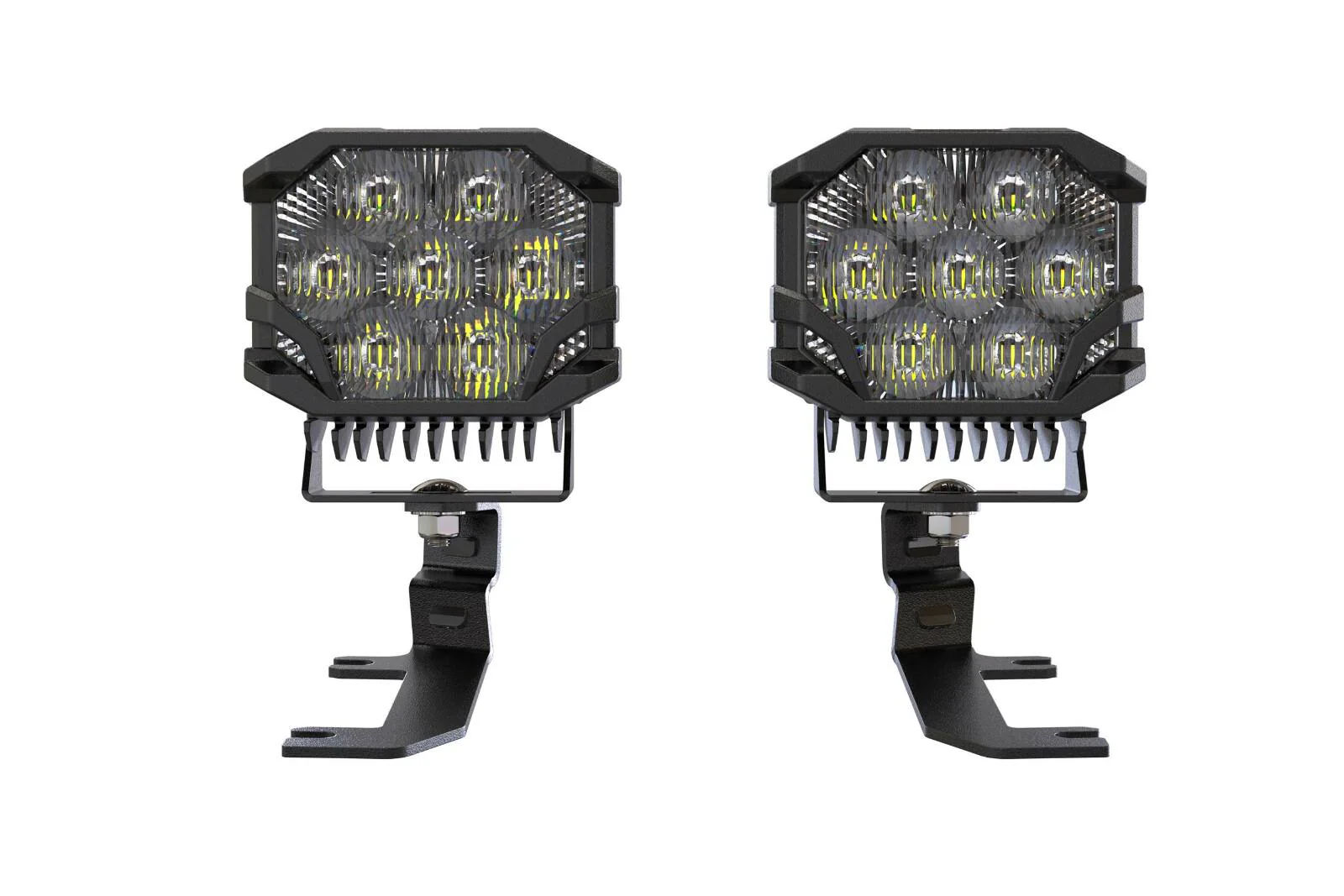 Morimoto BigBanger Ditch Light Kit: 2020+ Silverado HD (NCS Yellow Spot Beam) - Image 2