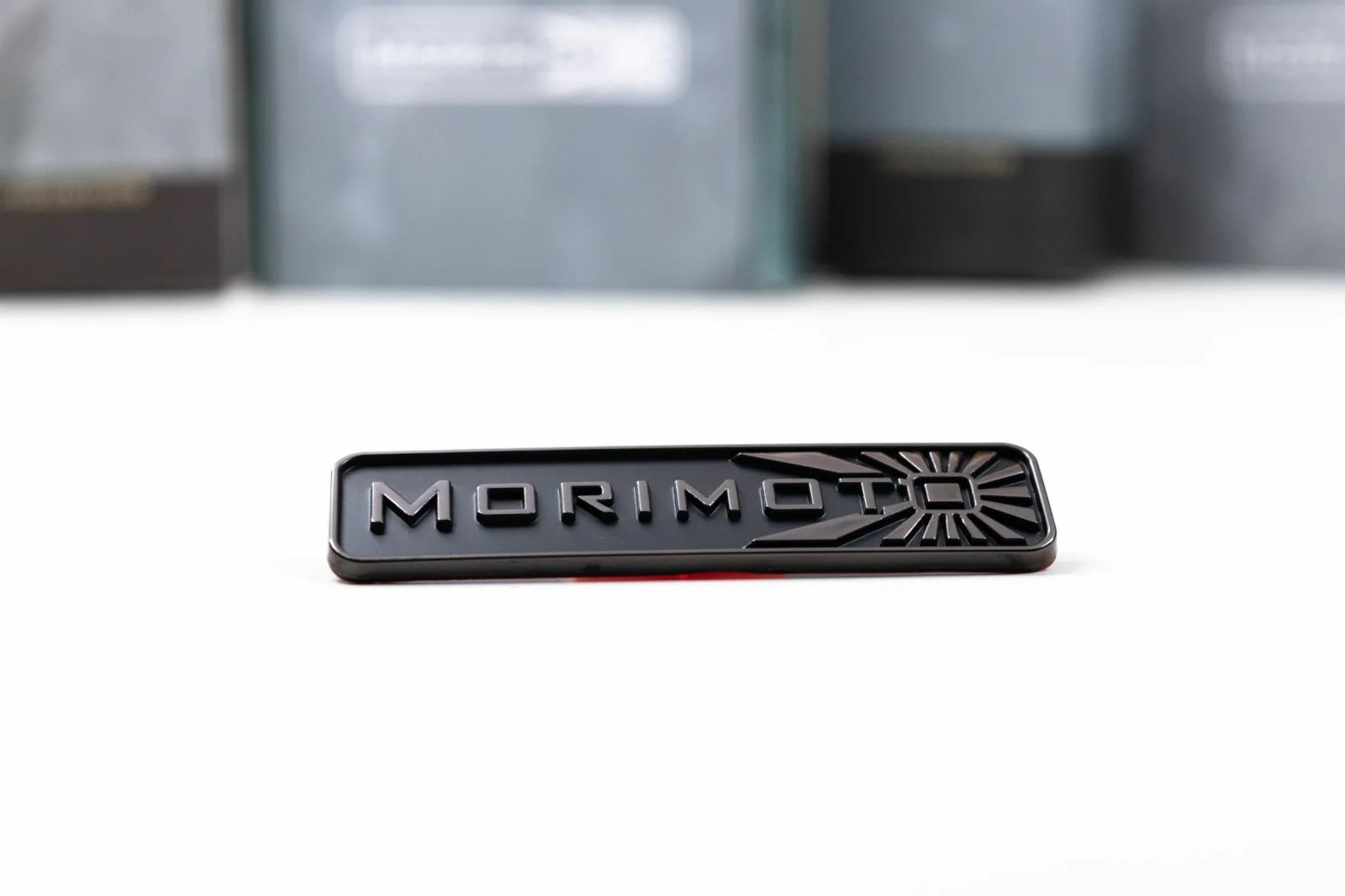 Morimoto GTR Lighting Badge Morimoto (Black Chrome) - Image 3