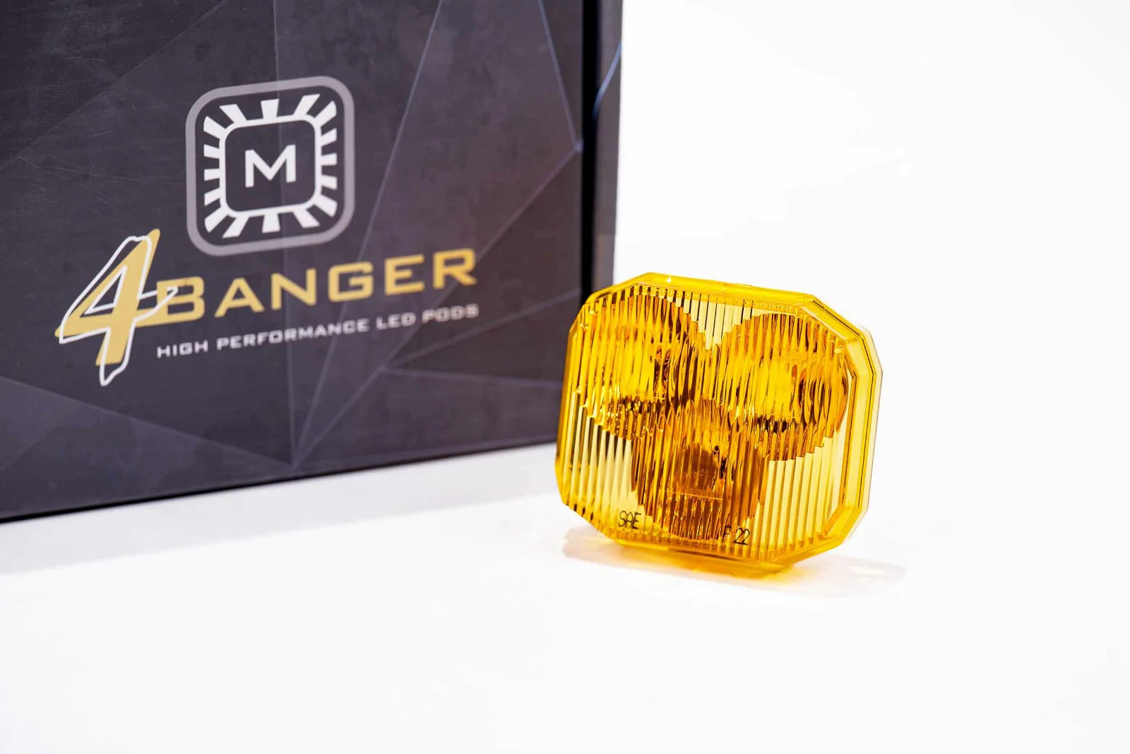 Morimoto Lens Only 4Banger (Yellow, Wide, Each)