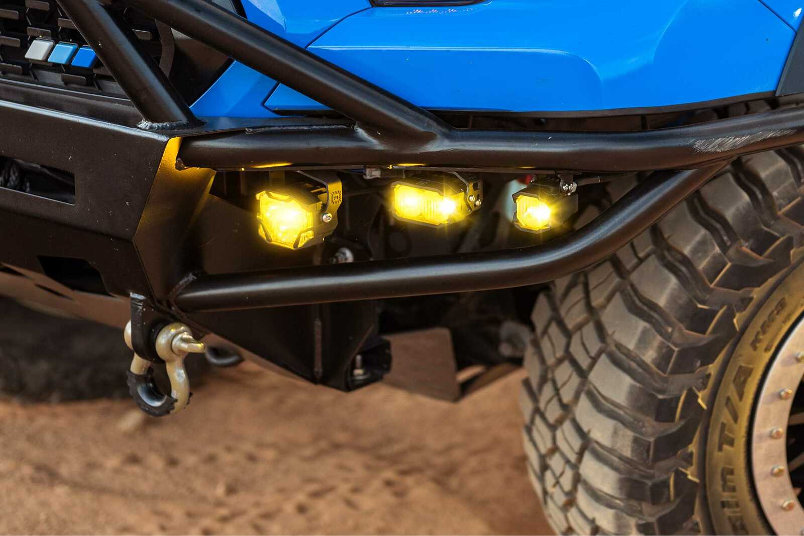 Morimoto Profile Morimoto 1Banger HXB LED Pod (Flood, Yellow, Set) - Image 4