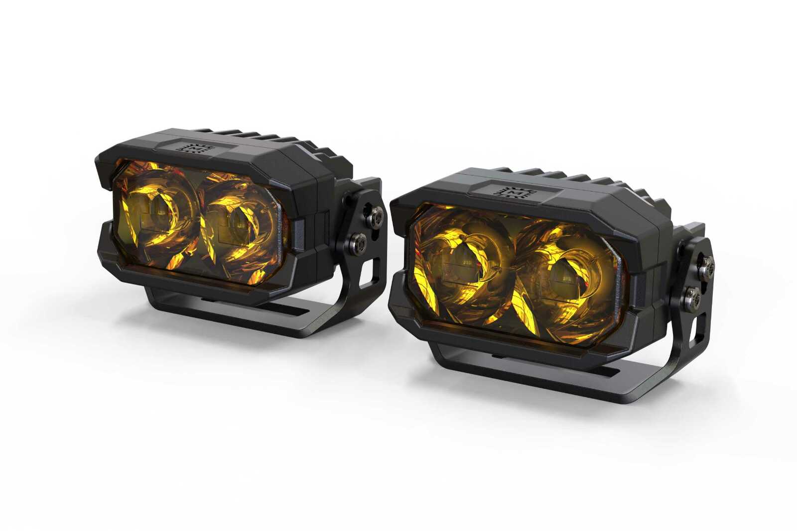 Morimoto Profile Morimoto 2Banger HXB LED Pod (Spot, Yellow, Set) - Image 2