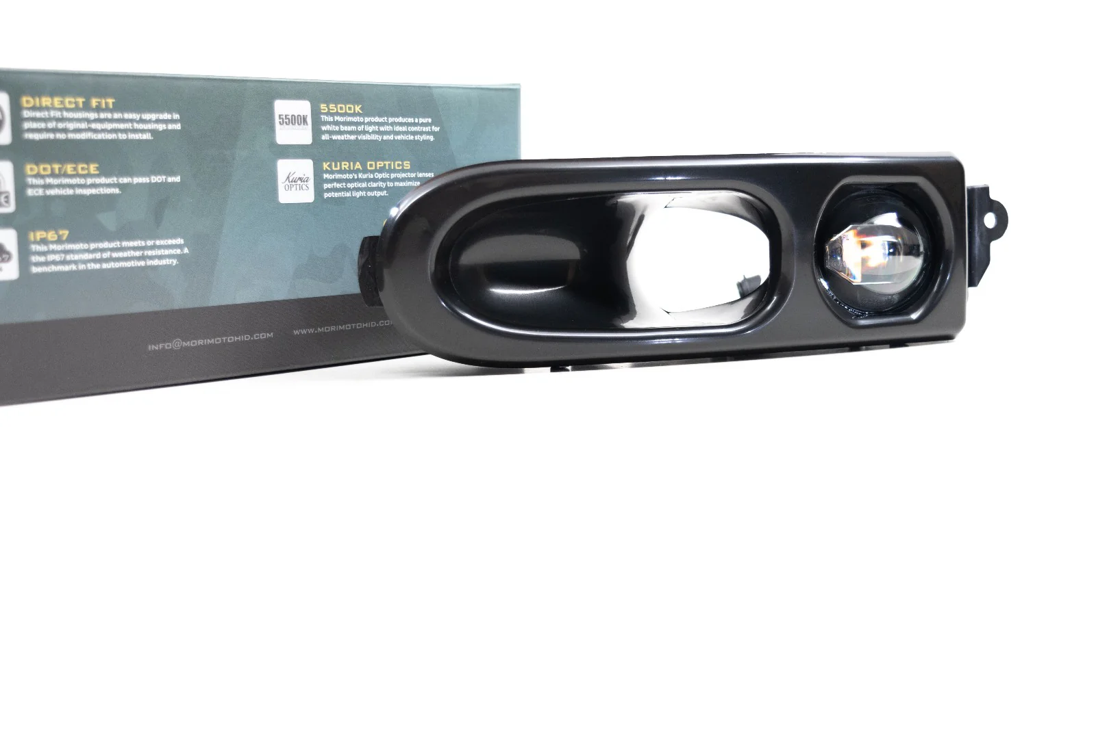 Morimoto XB LED Fogs Porsche 993 (Paintable, Set) - Image 2