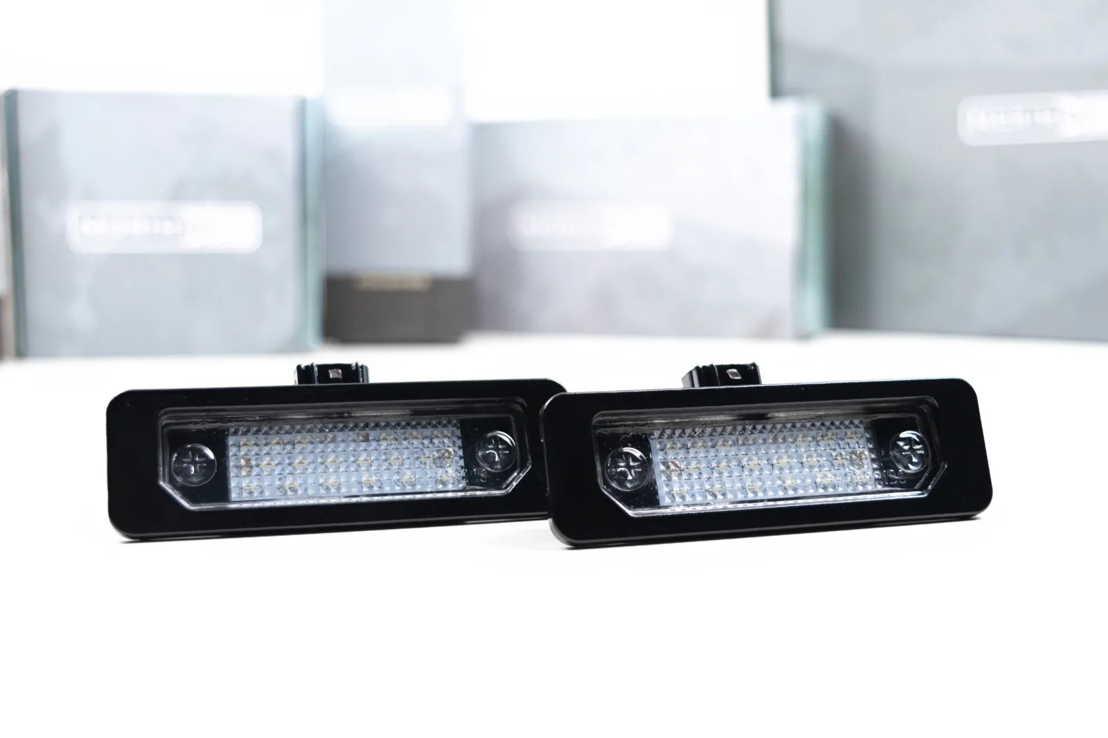 Morimoto XB LED License Plate Lights Ford Mustang (10-14, Set)