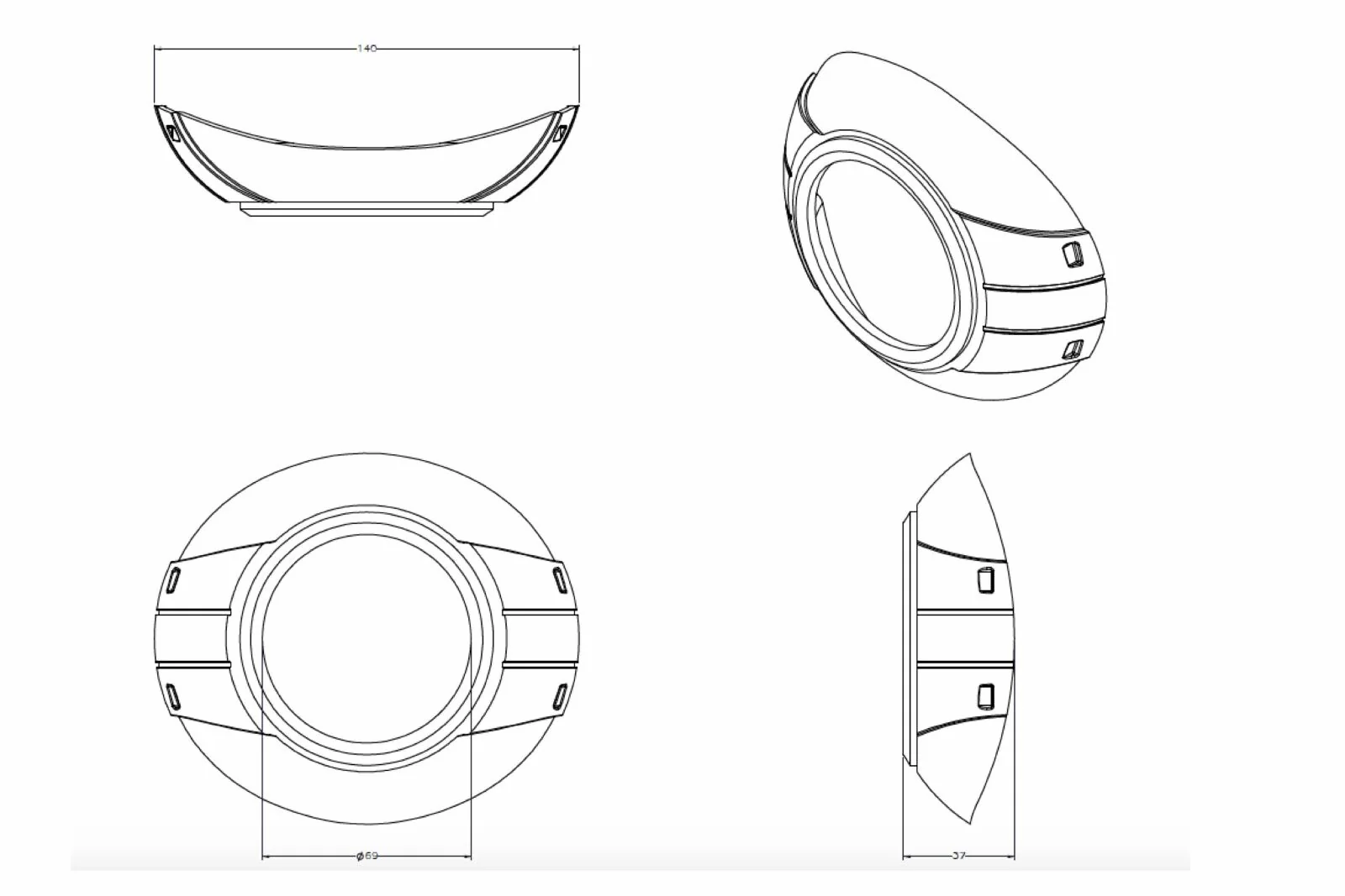 Morimoto XenonDepot Ocular Projector Shroud - Image 5