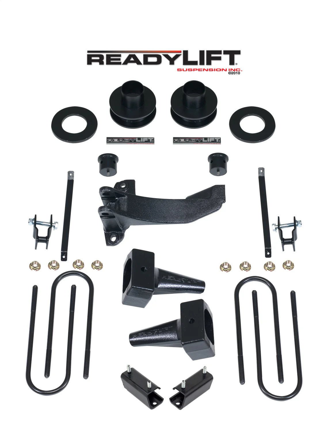 ReadyLift 2.5" SST Lift W 4" Blocks for Ford SuperDuty F250 F350 1-pc DL 11-16