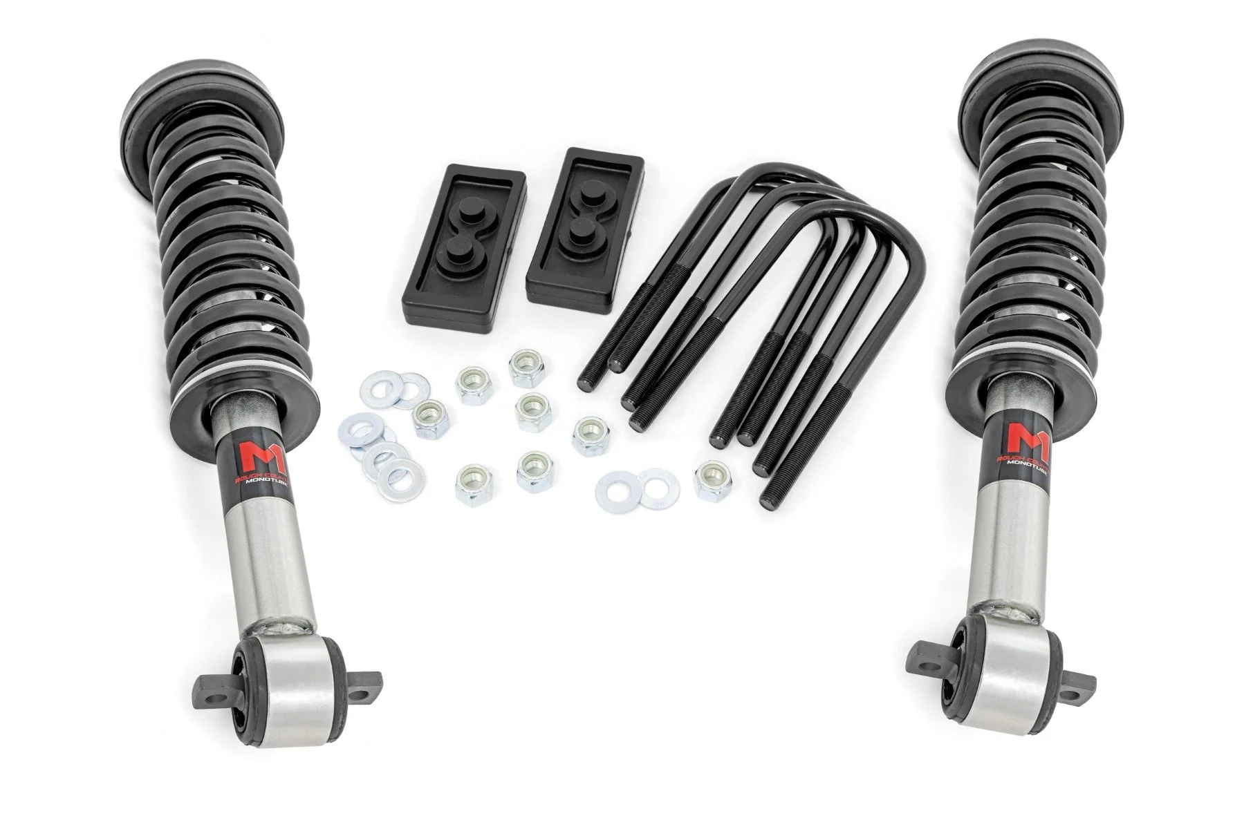 Rough Country 2.5" Lift Kit M1 Struts For Ford F-150 Tremor 4wd 2021-2022 510040
