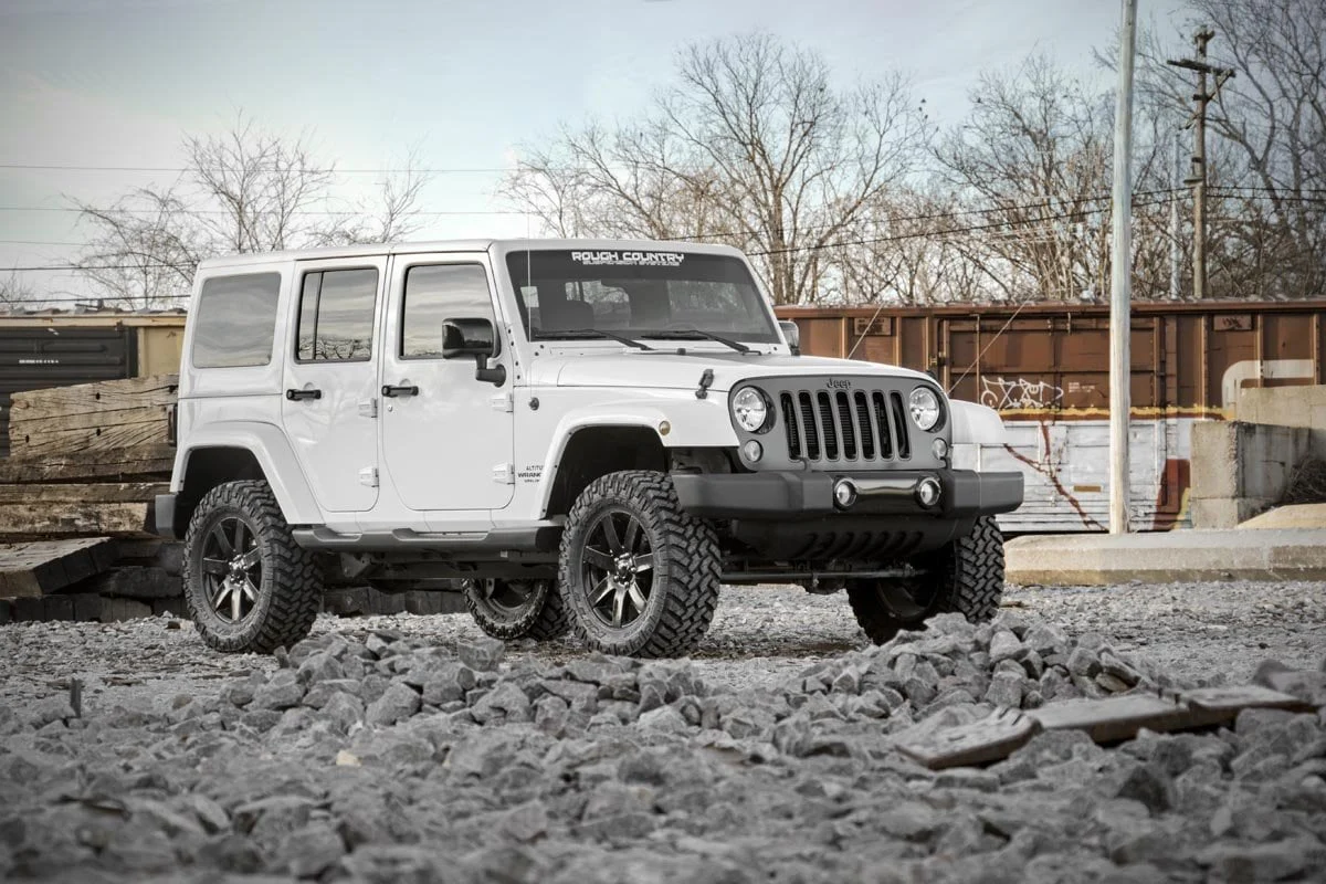 Rough Country 2.5" Suspension Lift Kit Basic for Wrangler JKU 07-18 4-Door 901 - Image 5