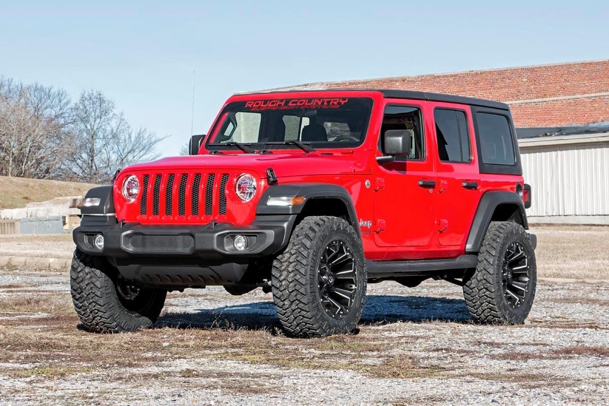Rough Country 2.5in Lift Kit V2 Shocks & Springs 18-20 for Wrangler JL Rubicon 66670 - Image 6