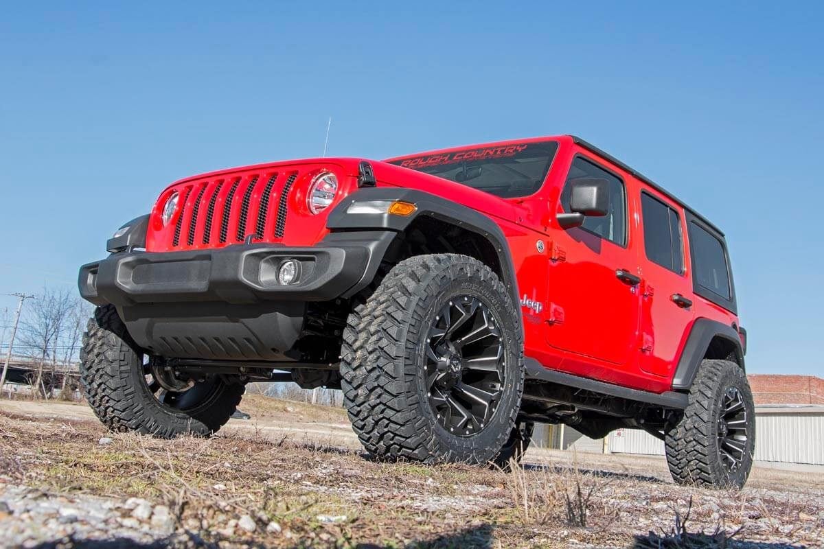 Rough Country 2.5in Suspension Lift Kit Springs 18-23 for Wrangler JL Rubicon - Image 5