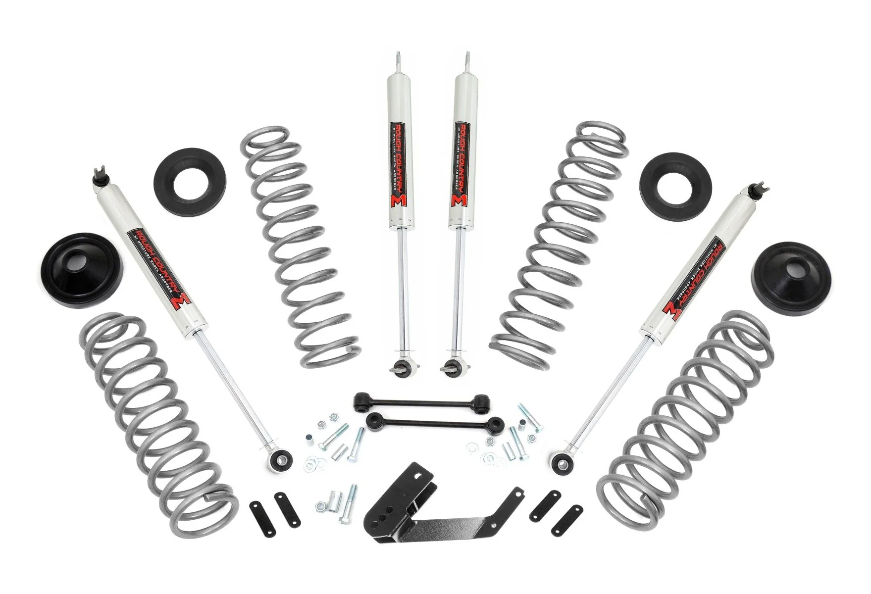 Rough Country 3.25" Lift Kit M1 For Jeep Wrangler JK 4wd 07-18