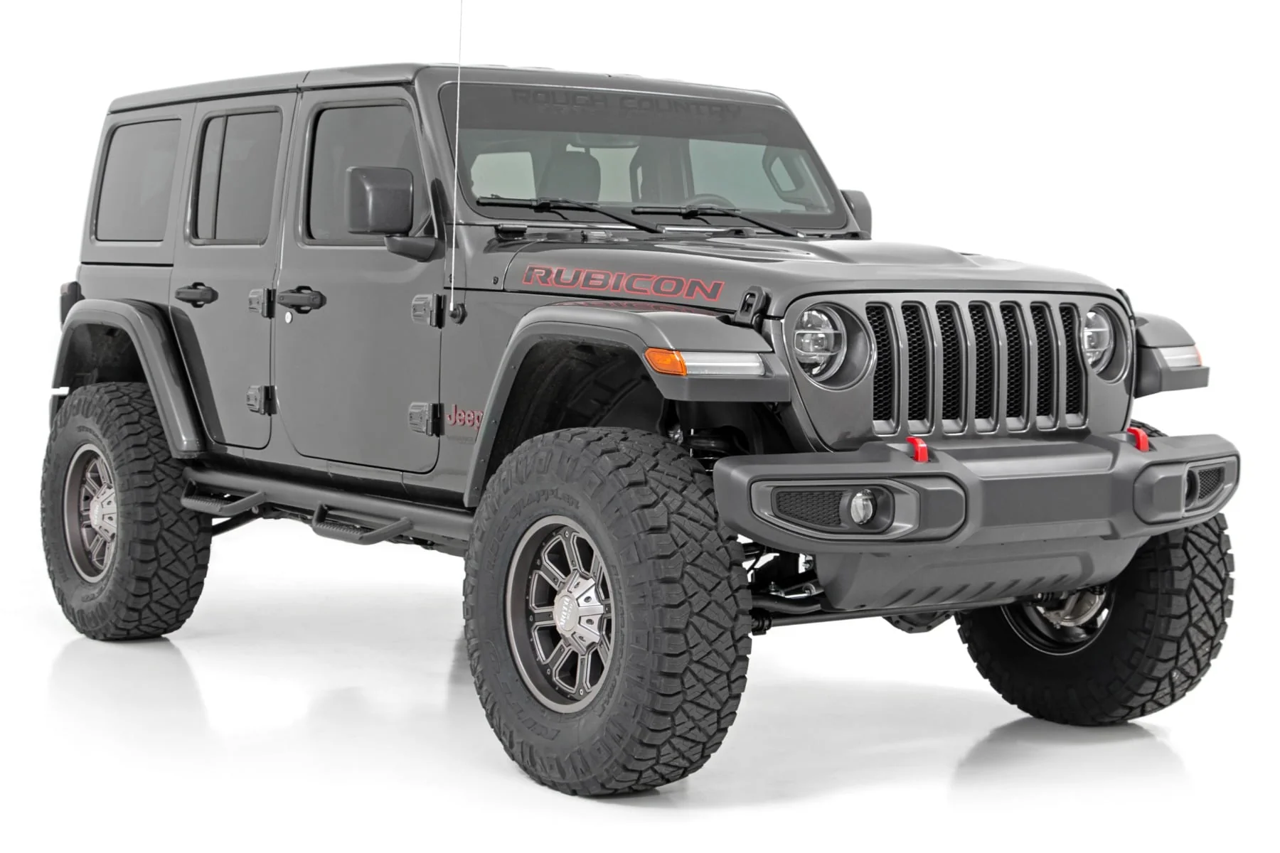 Rough Country 3.5 Inch Lift Kit | Adj Lower | FR D/S | M1R | for Jeep Wrangler Unlimited (24-26) 91644 - Image 2