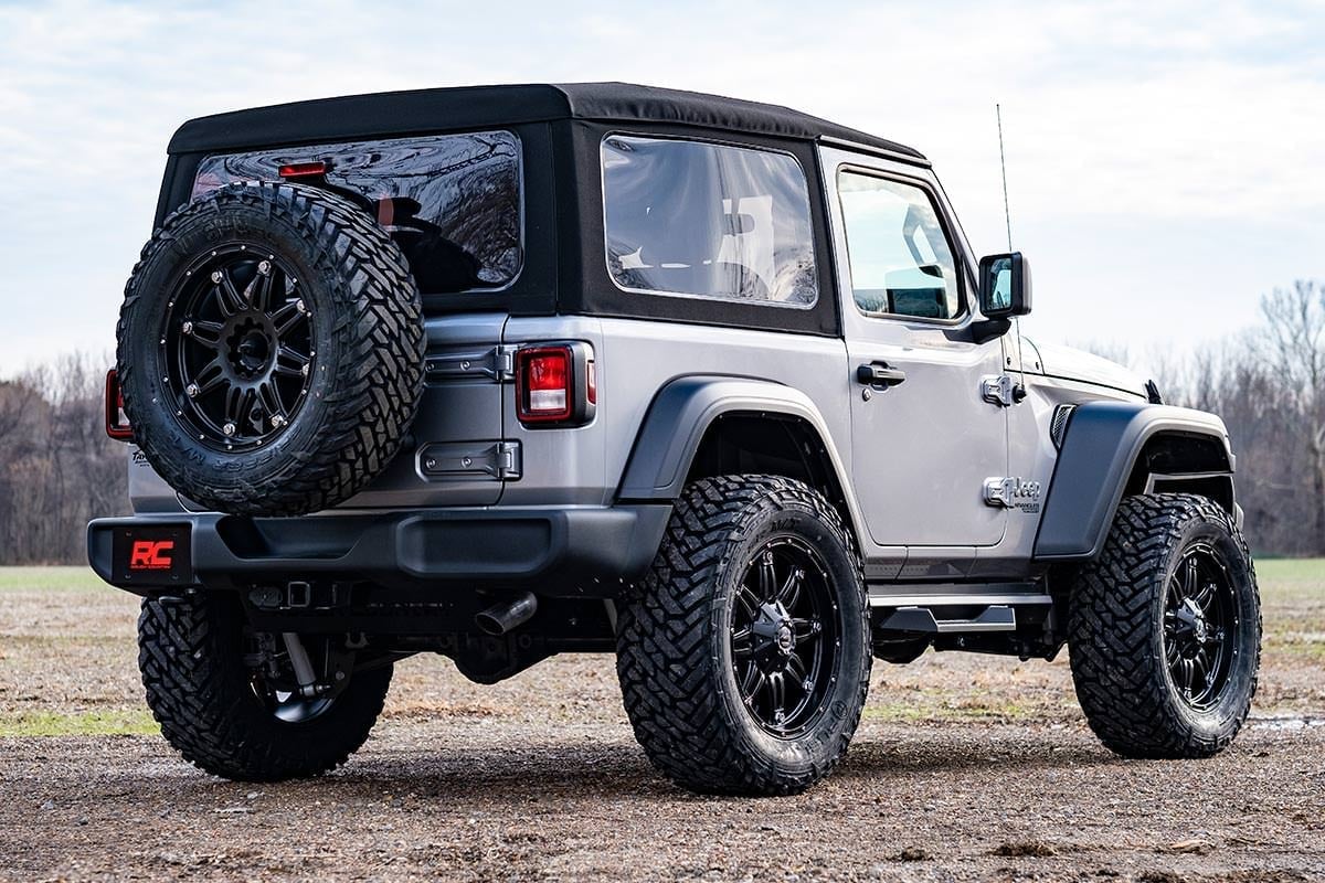 Rough Country 3.5" Lift Kit C/A Drop FR D/S for Jeep Wrangler JL 4wd 2024 94430 - Image 3
