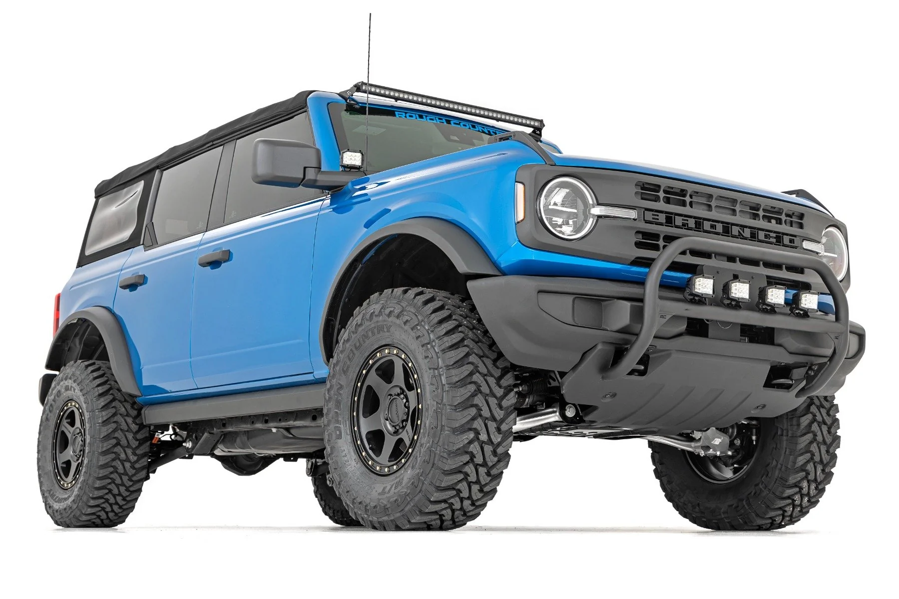 Rough Country 3.5" Lift Kit M1R Reservoir for Ford Bronco 4wd 21-25 - Image 2