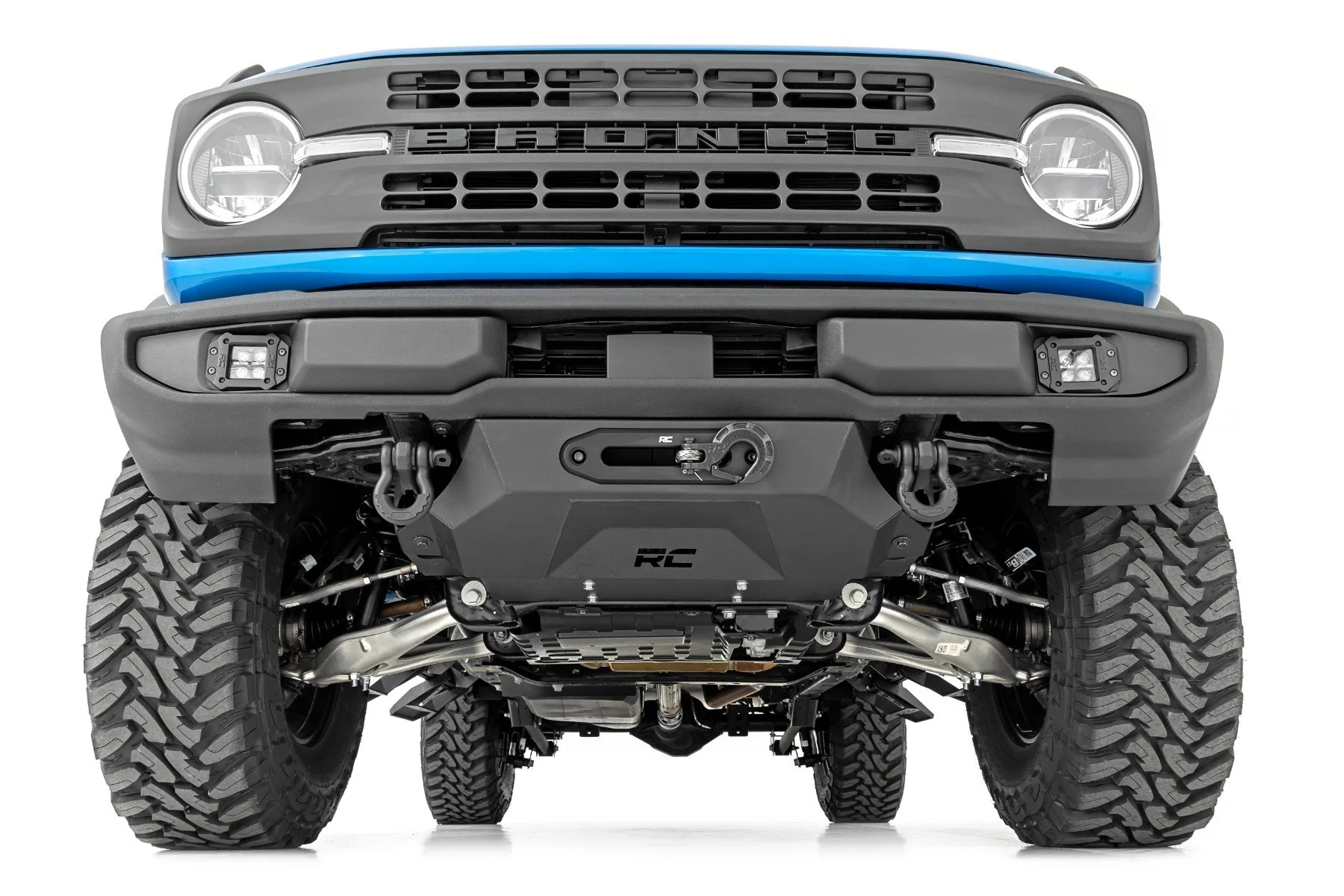 Rough Country 3.5" Lift Kit M1R Reservoir for Ford Bronco 4wd 21-25 - Image 3