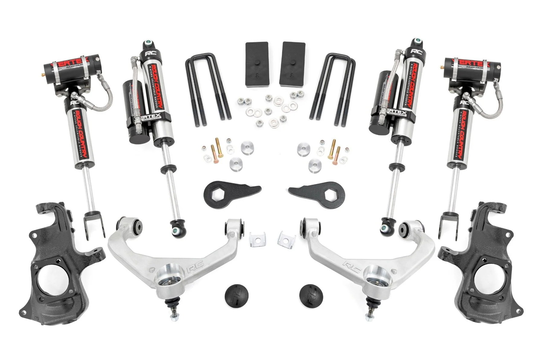 Rough Country 3.5" Lift Knuckle Vertex w/ Overloads Chevy/GMC 2500/3500HD 11-19