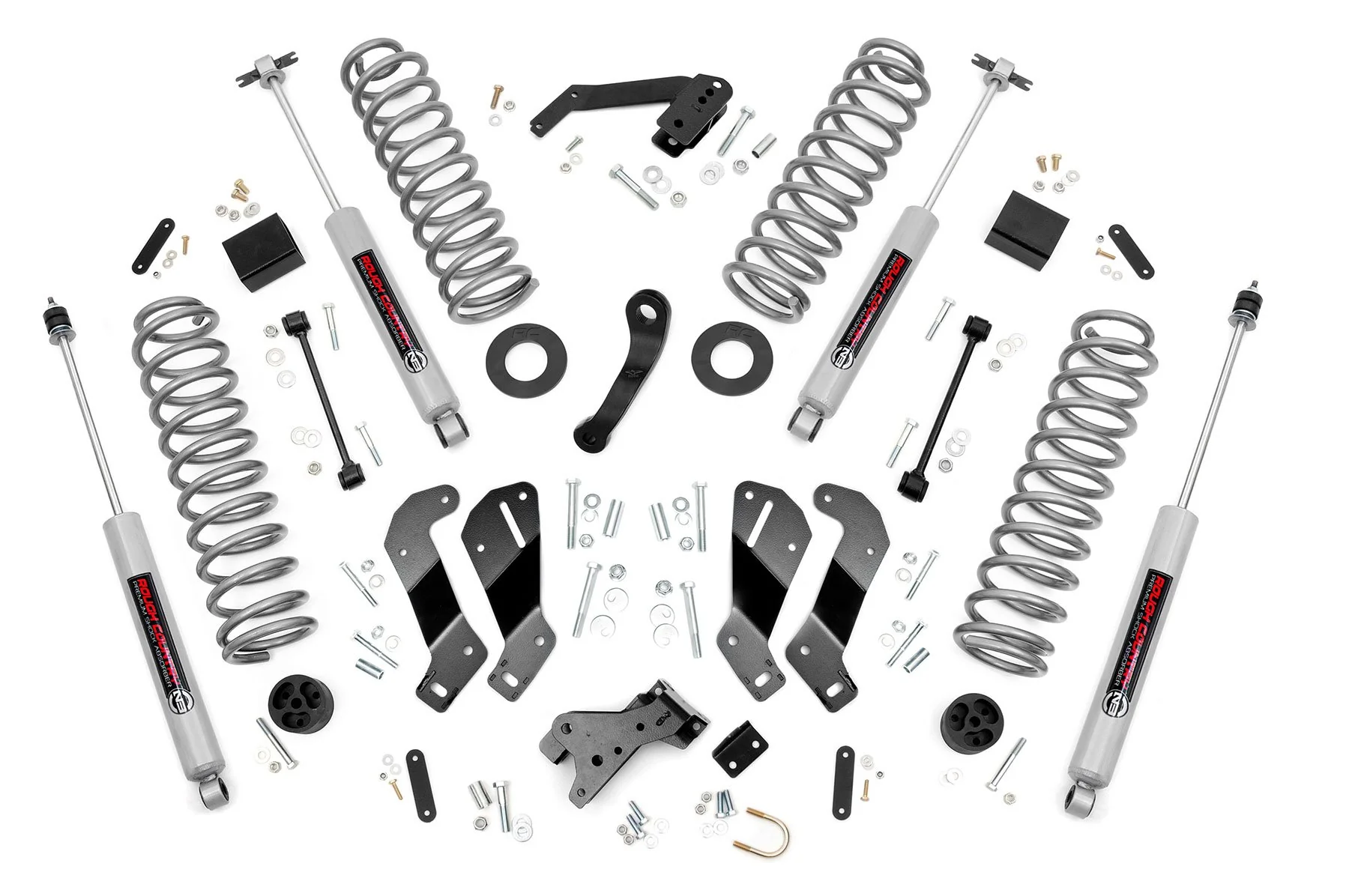 Rough Country 3.5in For Jeep Lift Kit Control Arm Drop 07-18 Wrangler JK 69330