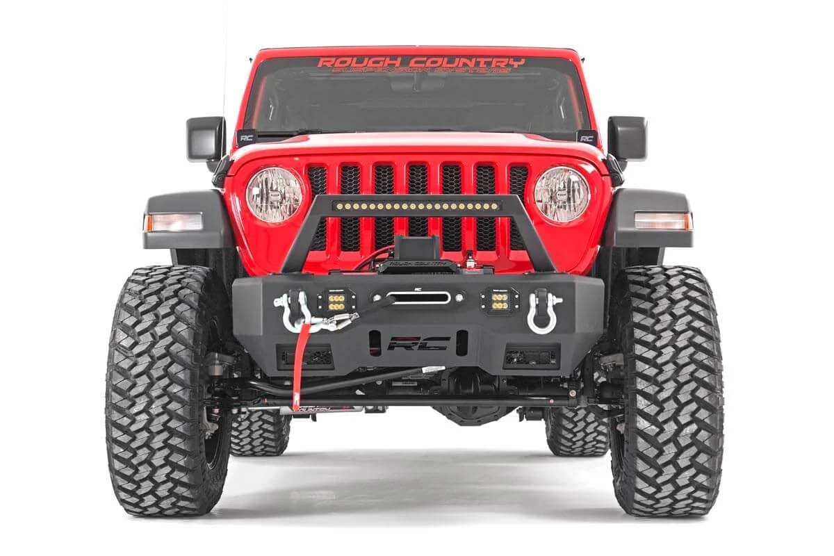 Rough Country 3.5in Lift Kit Ctrl Arm Drop & V2 Shocks 18-20 for Wrangler JL 66870 - Image 2