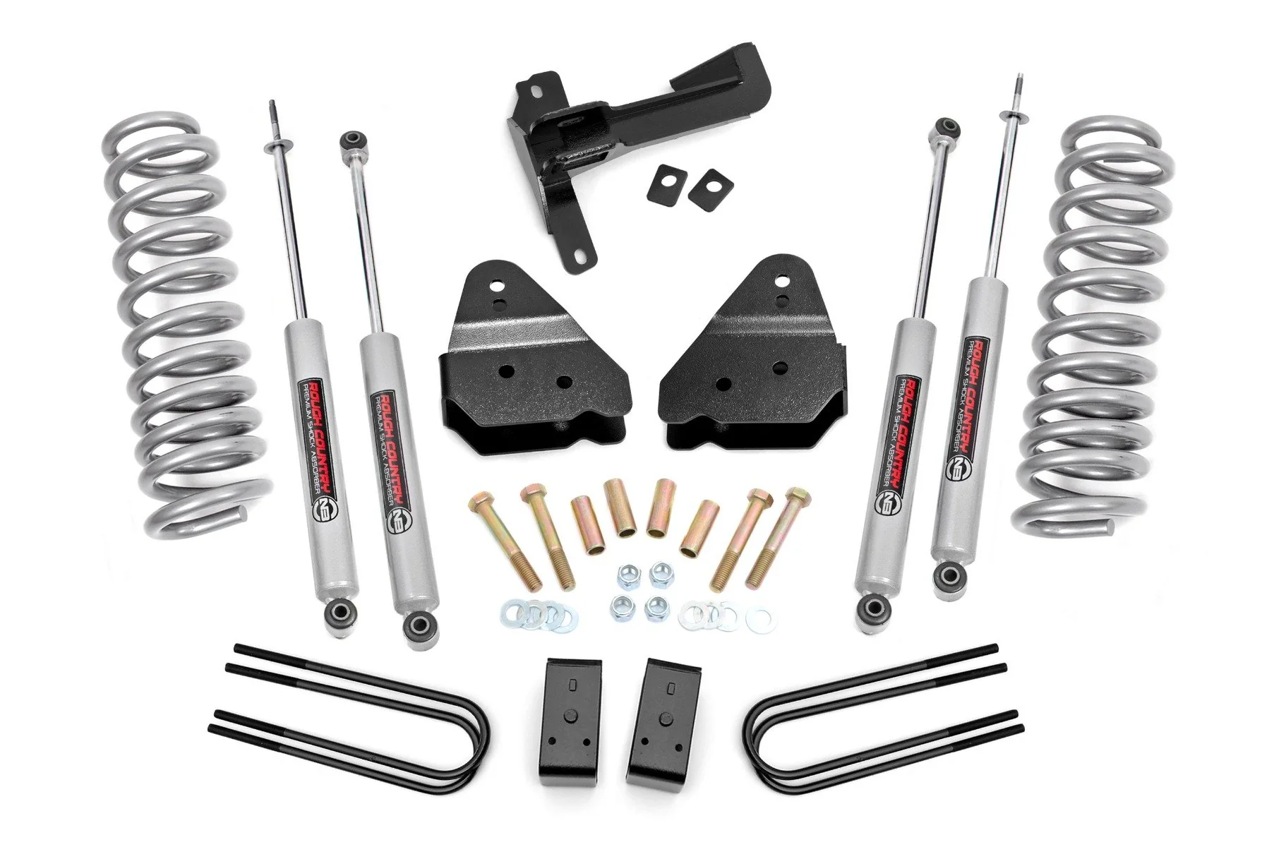 Rough Country 3" Lift Kit N3 Front Diesel Coils for Ford Super Duty 17-22