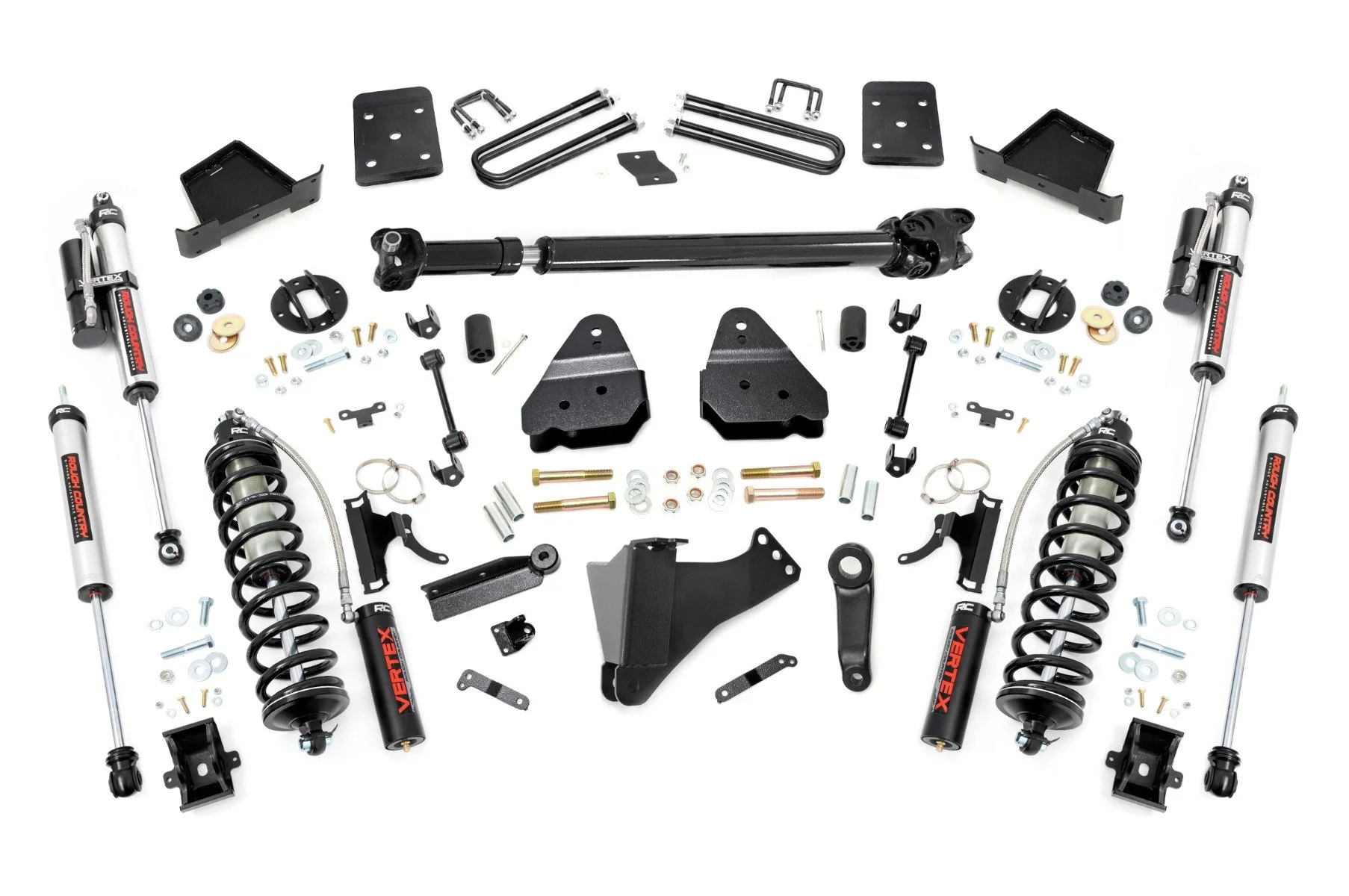 Rough Country 4.5" Lift Kit D/S C/O Vertex for Ford Super Duty 4wd 2017-2022
