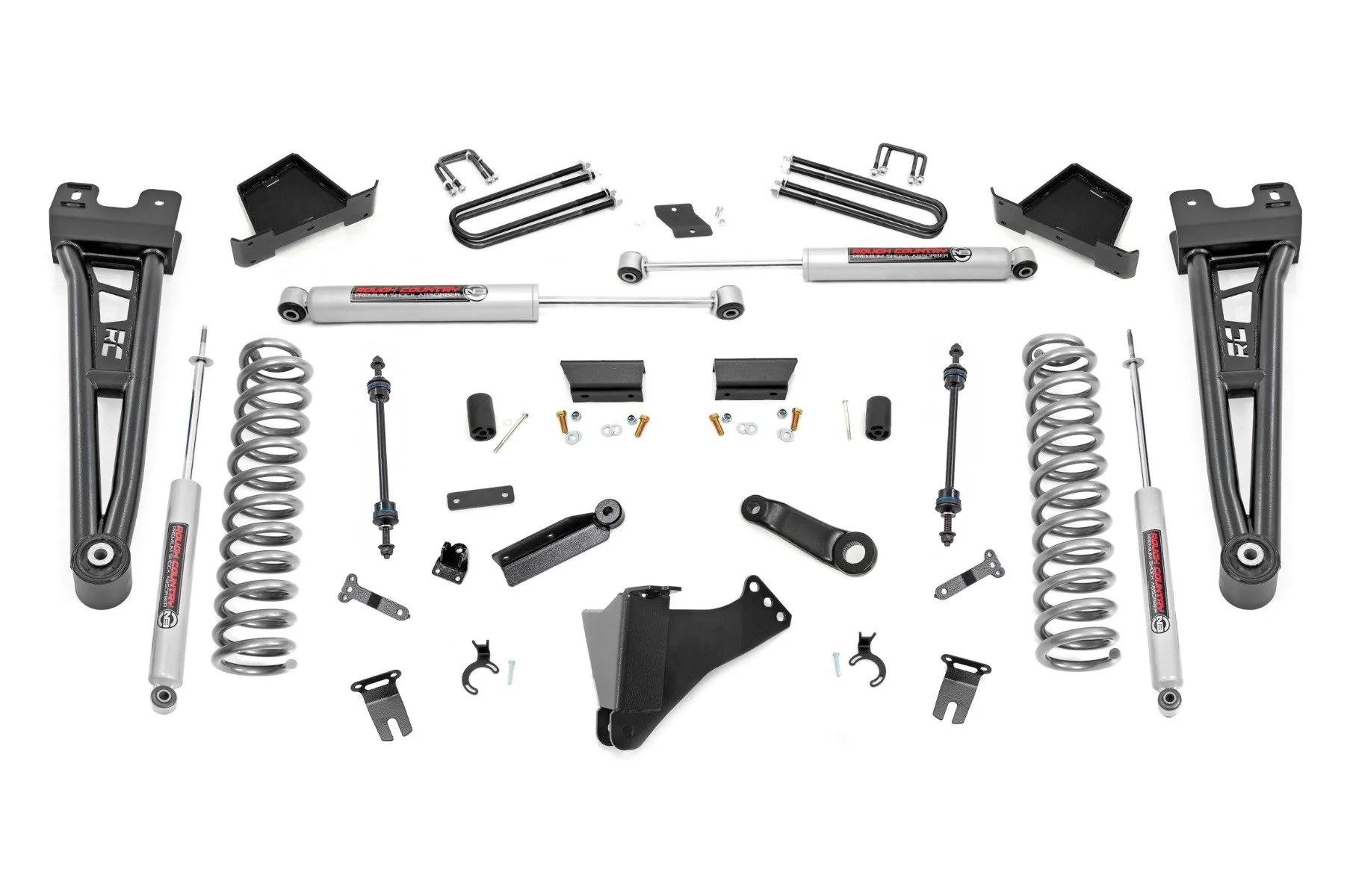 Rough Country 4.5" Lift Radius Arm Diesel for Ford F250/F350 SuperDuty 4WD 23-25 400330