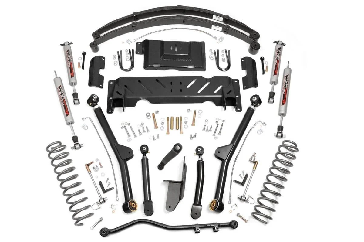 Rough Country 4.5" Long Arm Susp Lift Kit For Jeep Cherokee XJ 84-01 NP242 61722 - Image 2