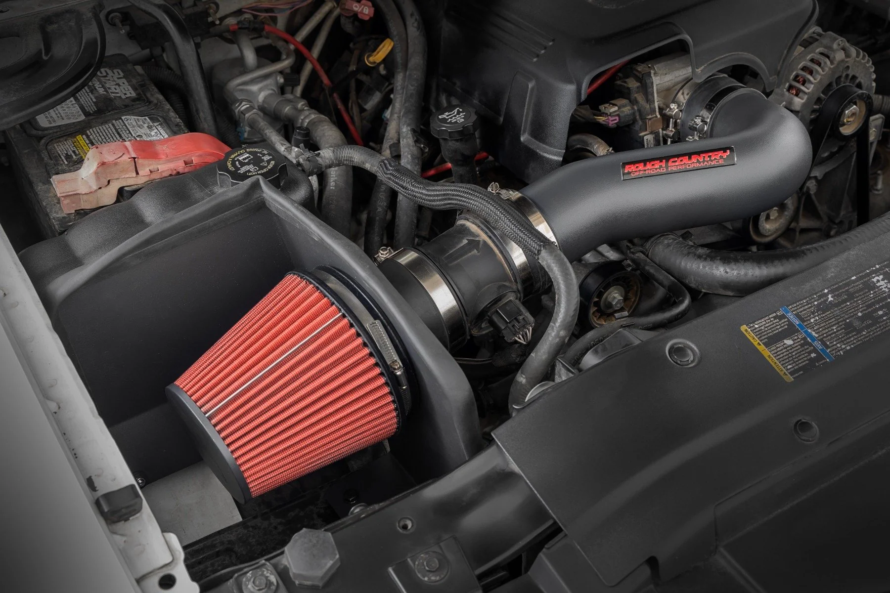 Rough Country 4.8L/5.3L/6.0L Cold Air Intake Kit Chevy Silverado 1500 07-08 10475 - Image 3