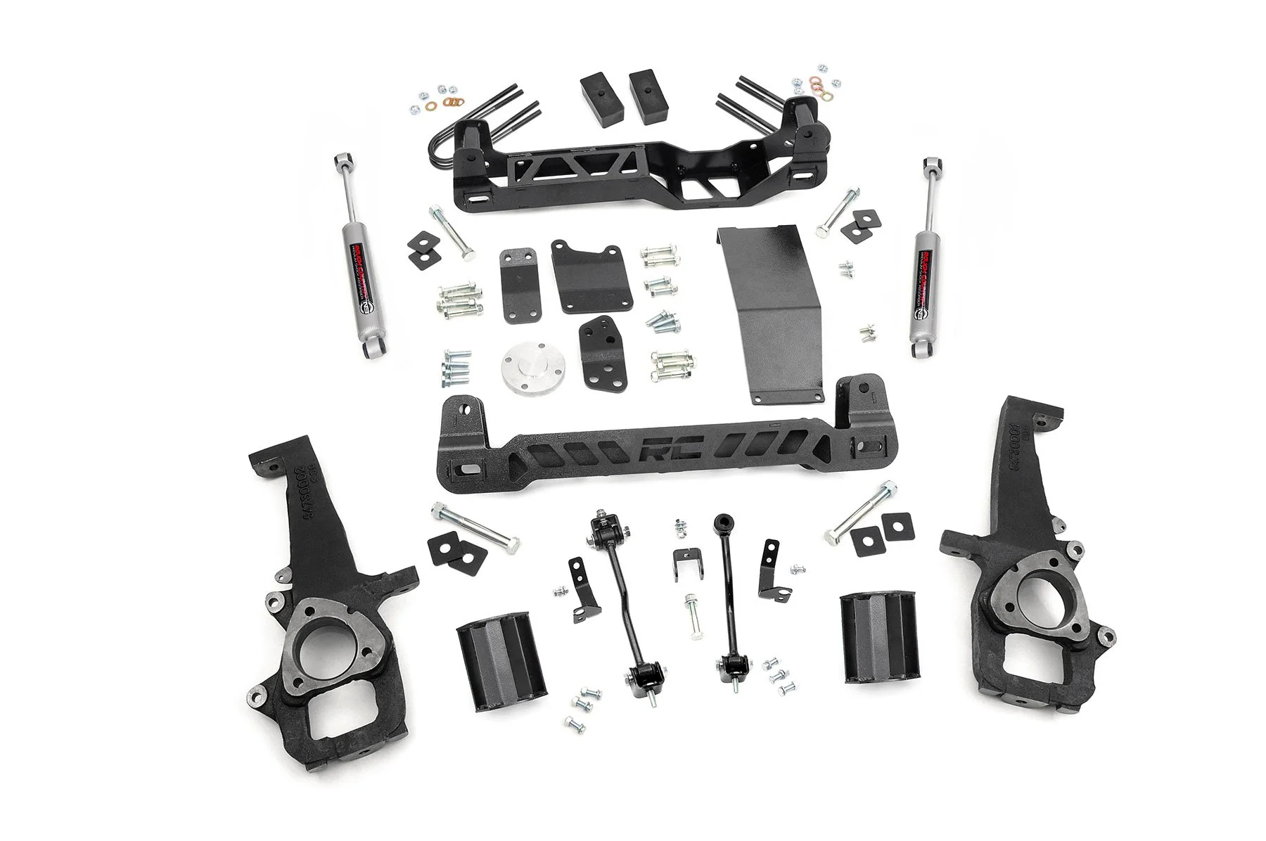 Rough Country 4in Dodge Suspension Lift Kit 06-08 for RAM 1500 4wd 32630