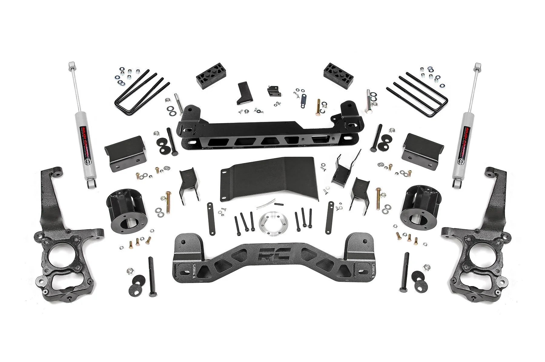 Rough Country 4in for Ford Suspension Lift Kit 15-20 F-150 4wd 55530