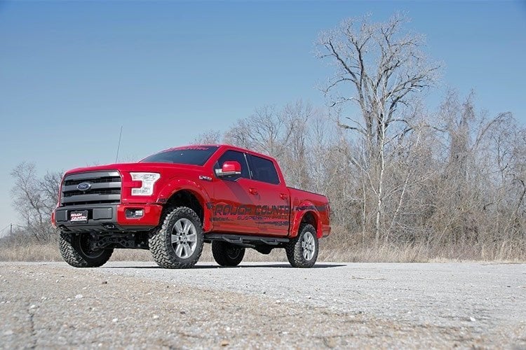 Rough Country 4in for Ford Suspension Lift Kit Lifted Struts 15-20 F-150 4wd 55531 - Image 5