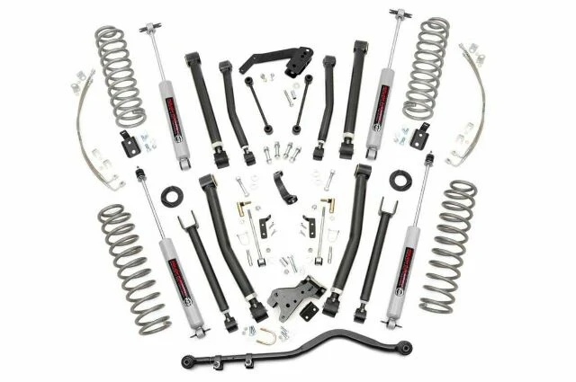 Rough Country 6" COMPLETE Suspension Lift Kit for Wrangler JKU 12-18 4-Door 68322-12COMP - Image 3