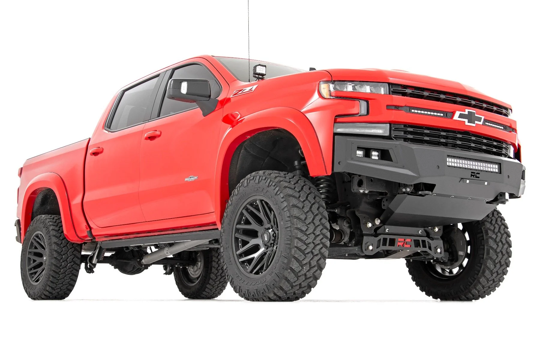Rough Country 6 In Lift Kit Mono Leaf Rear Vertex Chevy Silverado 1500 19-25 - Image 2