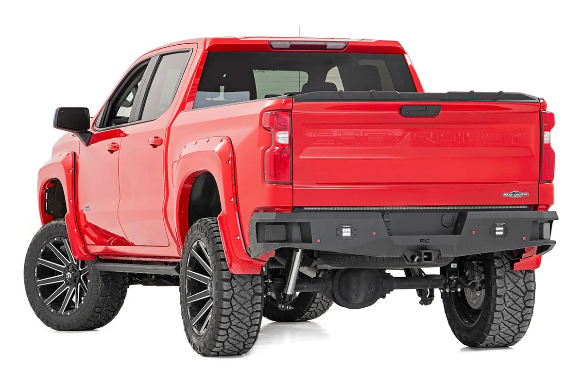 Rough Country 6 In Lift Kit Rear Composite Spring Chevy Silverado 1500 19-25 21630 - Image 3